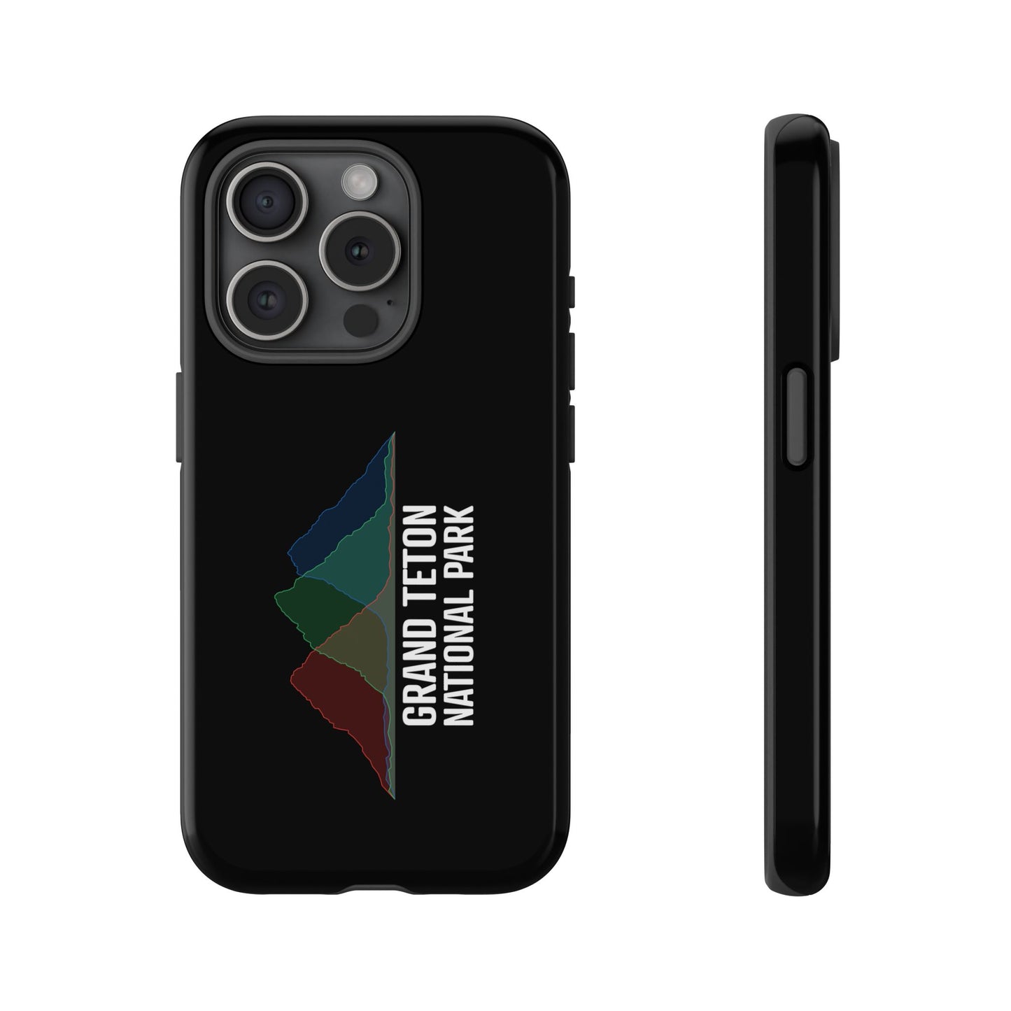 Grand Teton National Park Phone Case - Histogram Design