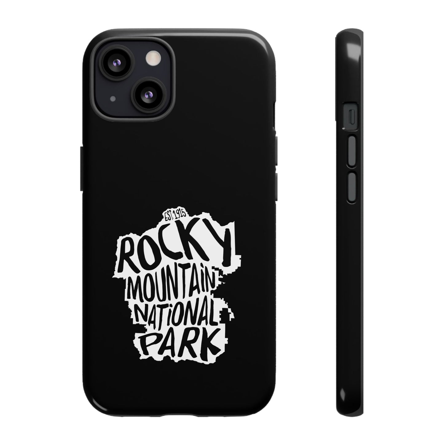Rocky Mountain National Park Phone Case - Map Design