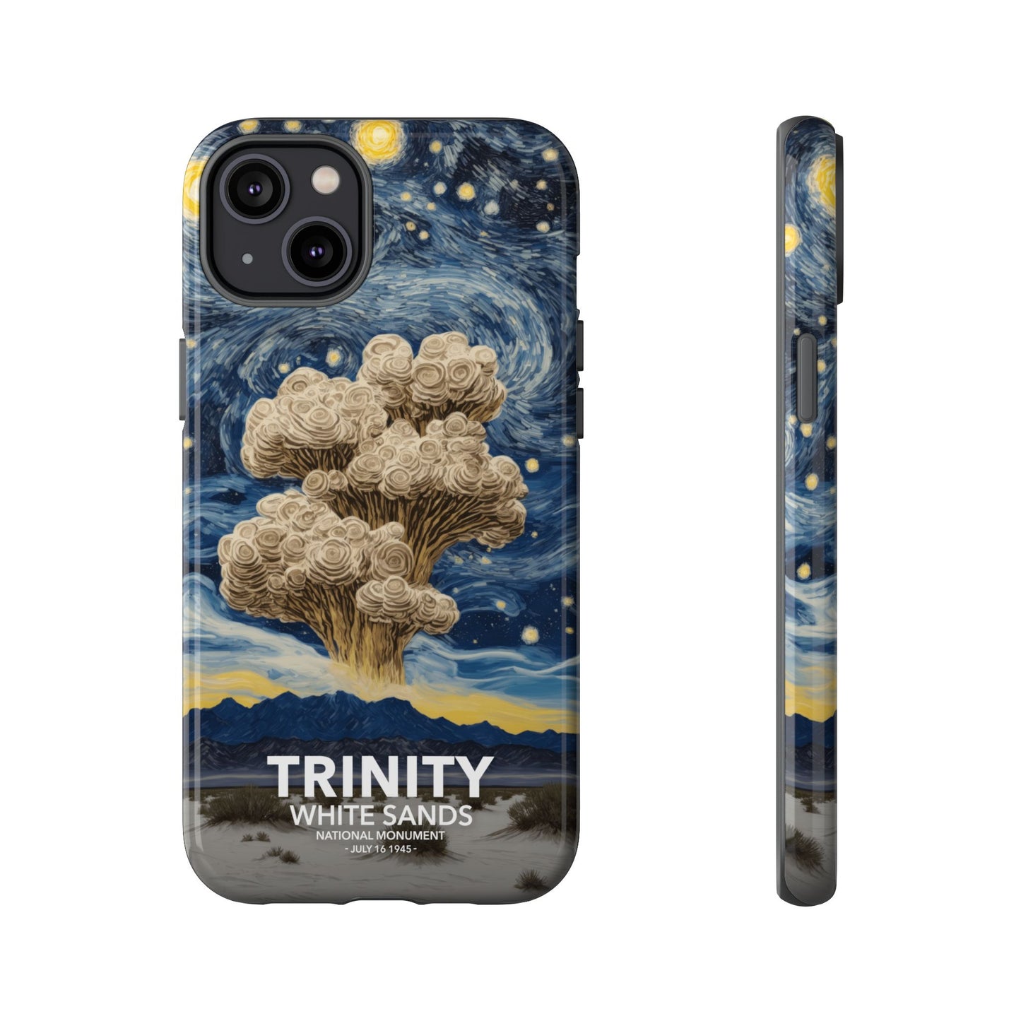 White Sands National Park Phone Case - Starry Night Trinity Test