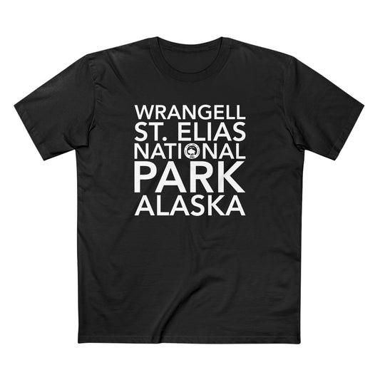 Wrangell St. Elias National Park T-Shirt Block Text