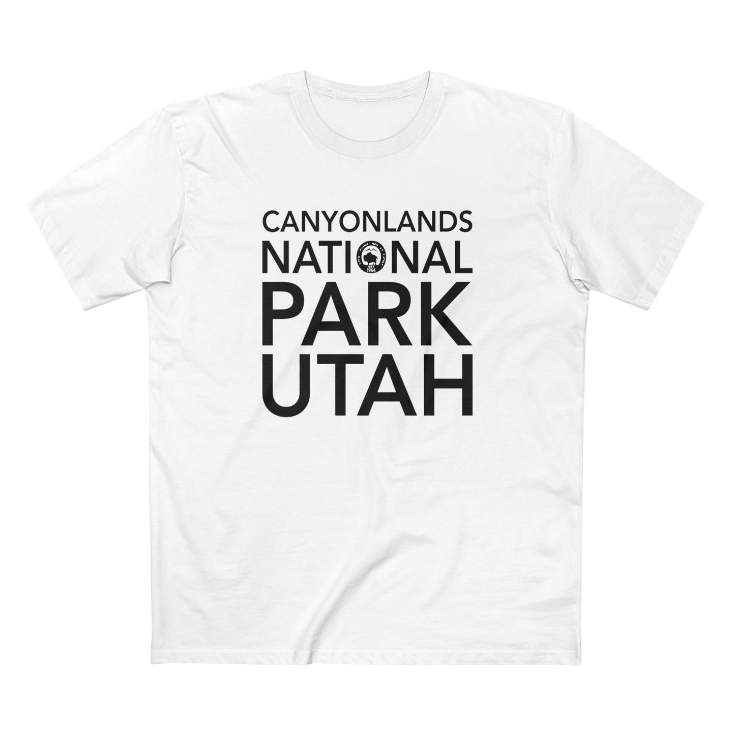 Canyonlands National Park T-Shirt Block Text