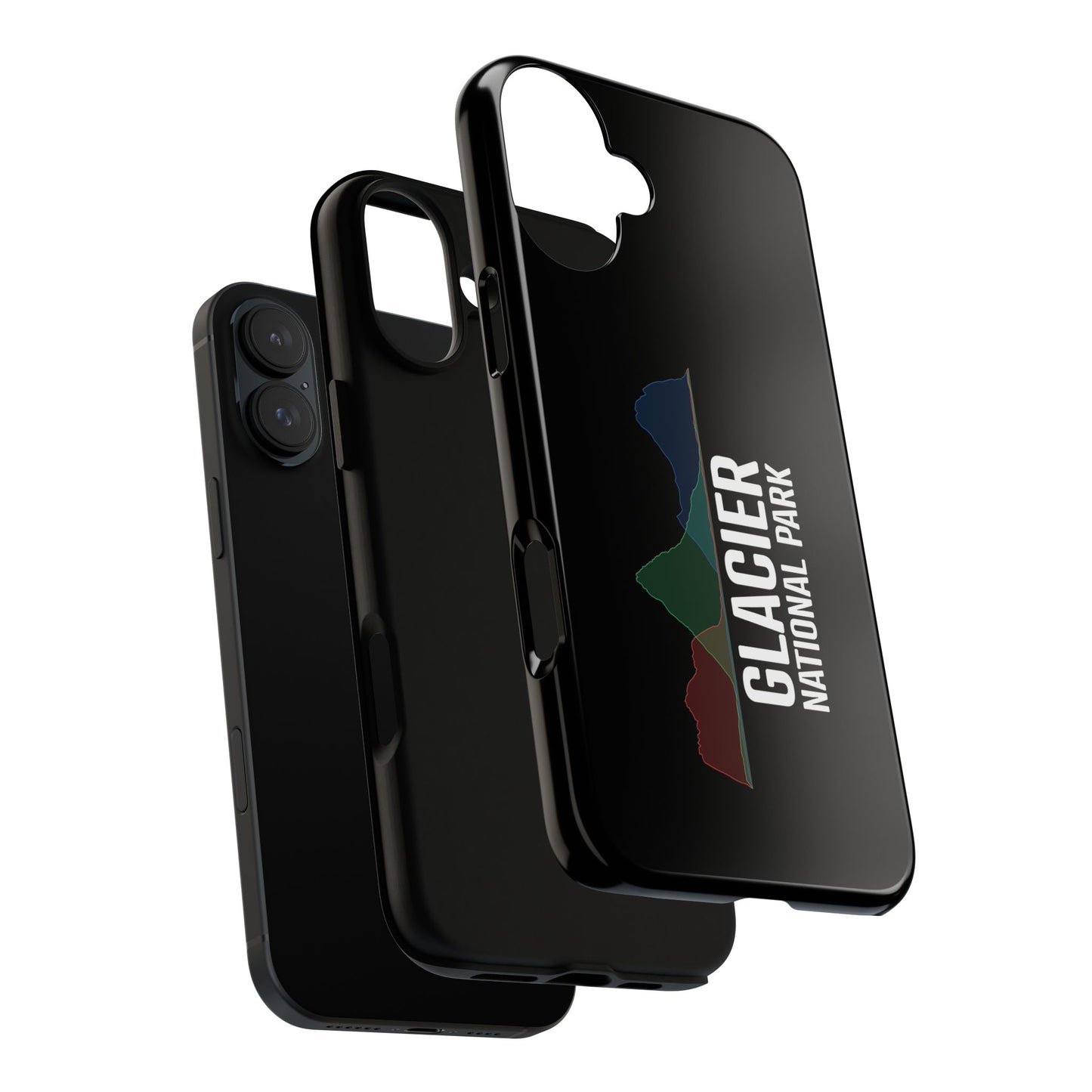 Glacier National Park Phone Case - Histogram Design