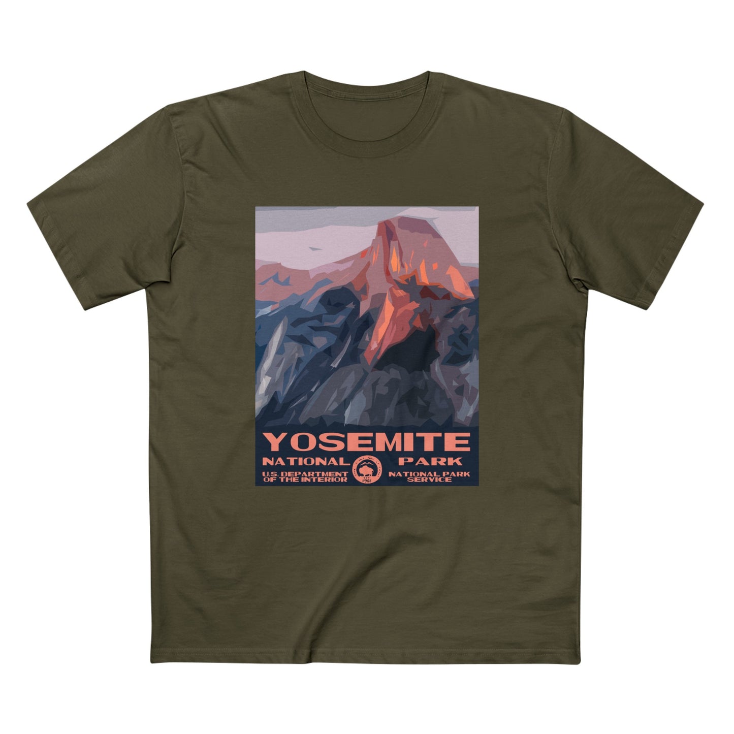 Yosemite National Park T-Shirt - WPA Poster Design