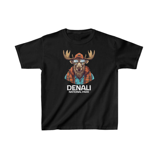 Denali National Park Child T-Shirt - Cool Moose