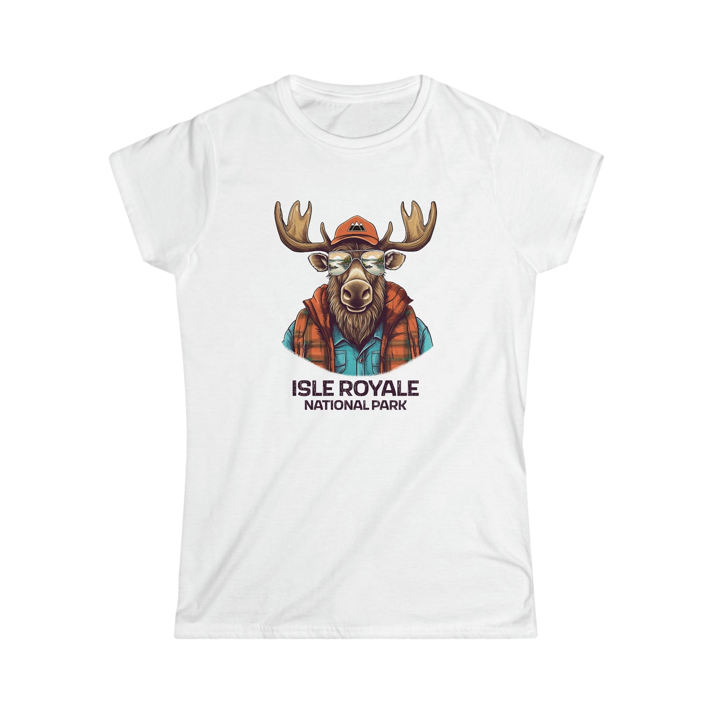 Isle Royale National Park Women's T-Shirt - Cool Moose