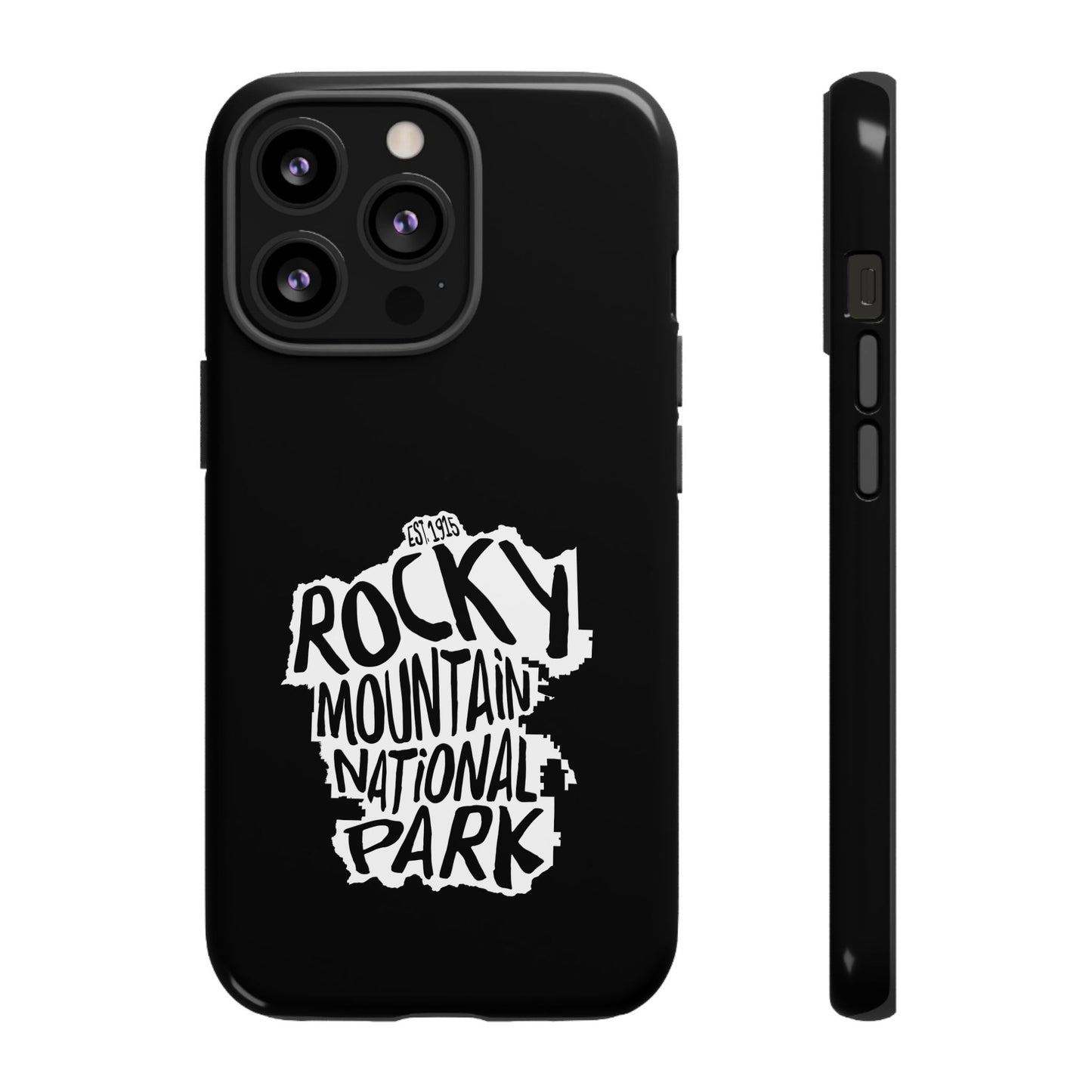 Rocky Mountain National Park Phone Case - Map Design