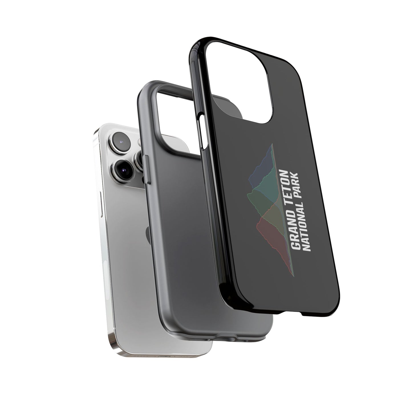 Grand Teton National Park Phone Case - Histogram Design