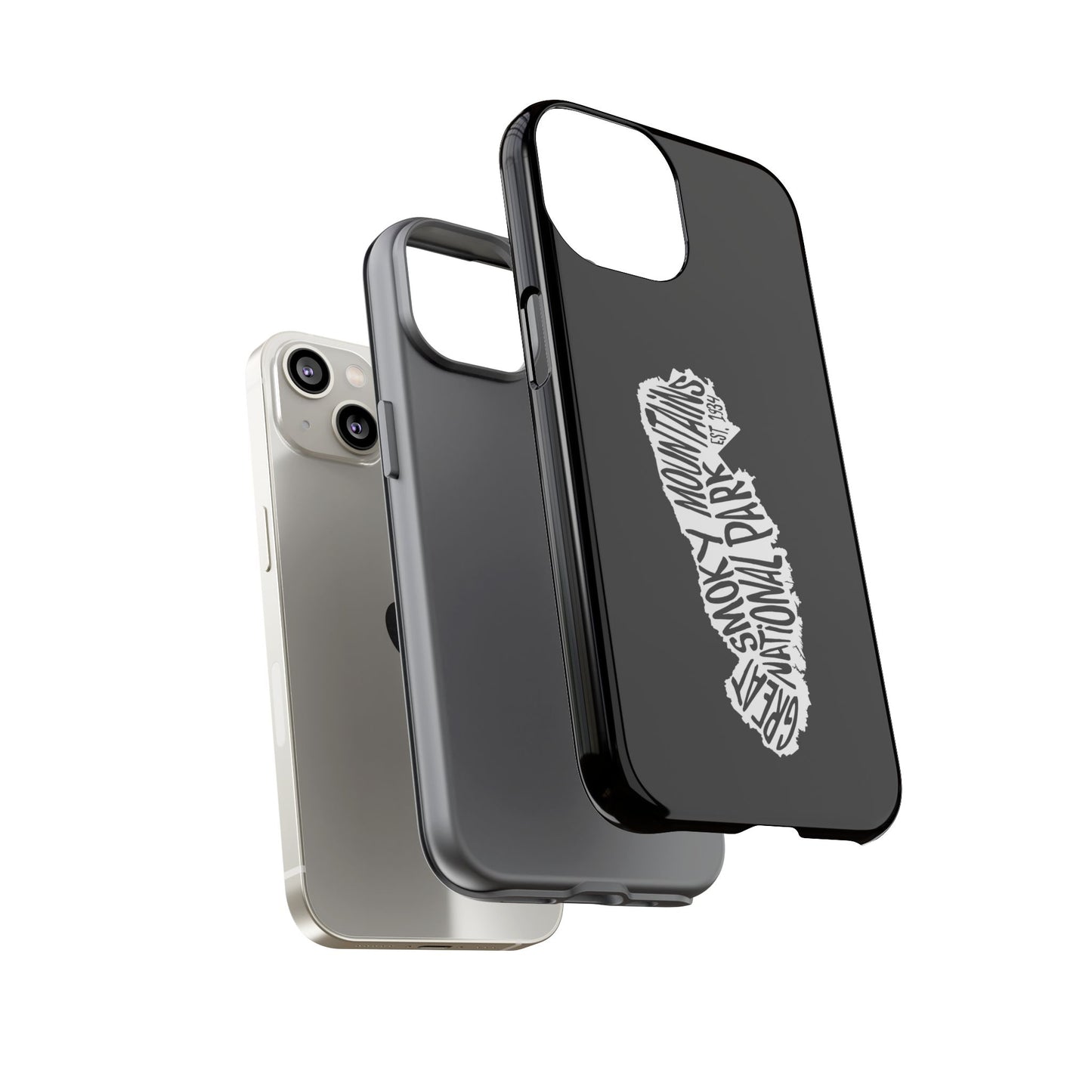 Great Smoky Mountains National Park Phone Case - Map Design