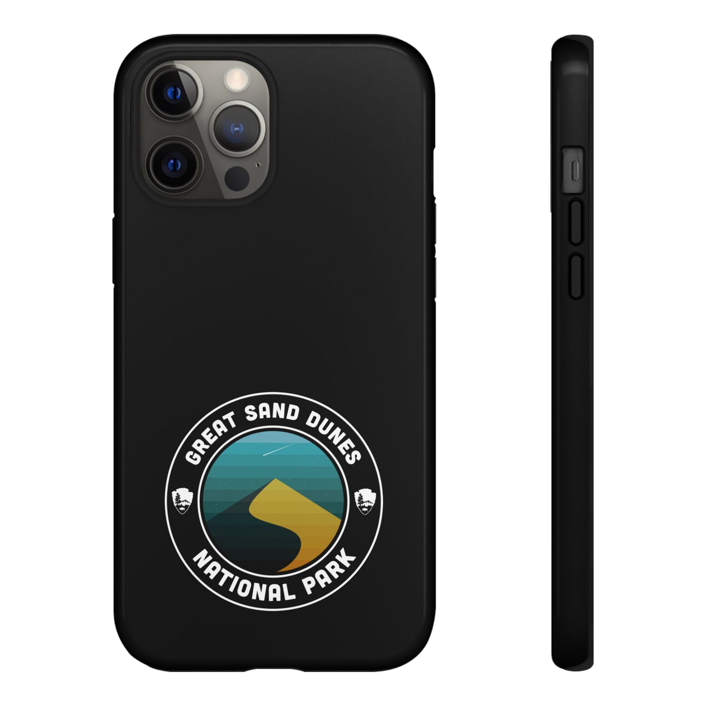Great Sand Dunes National Park Phone Case - Round Emblem Design