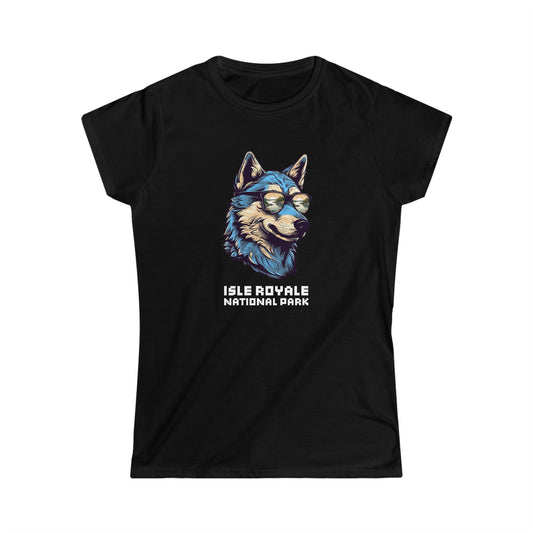 Isle Royale National Park Women's T-Shirt - Cool Wolf