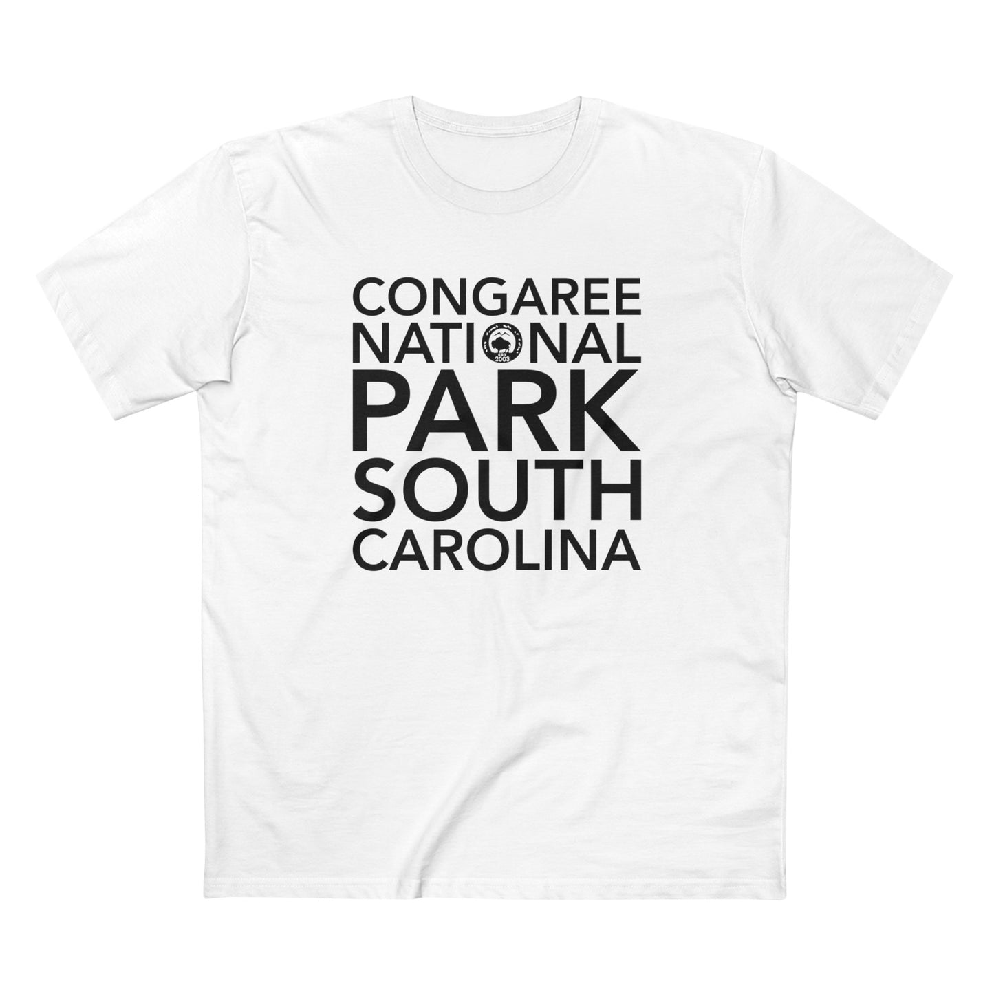 Congaree National Park T-Shirt Block Text