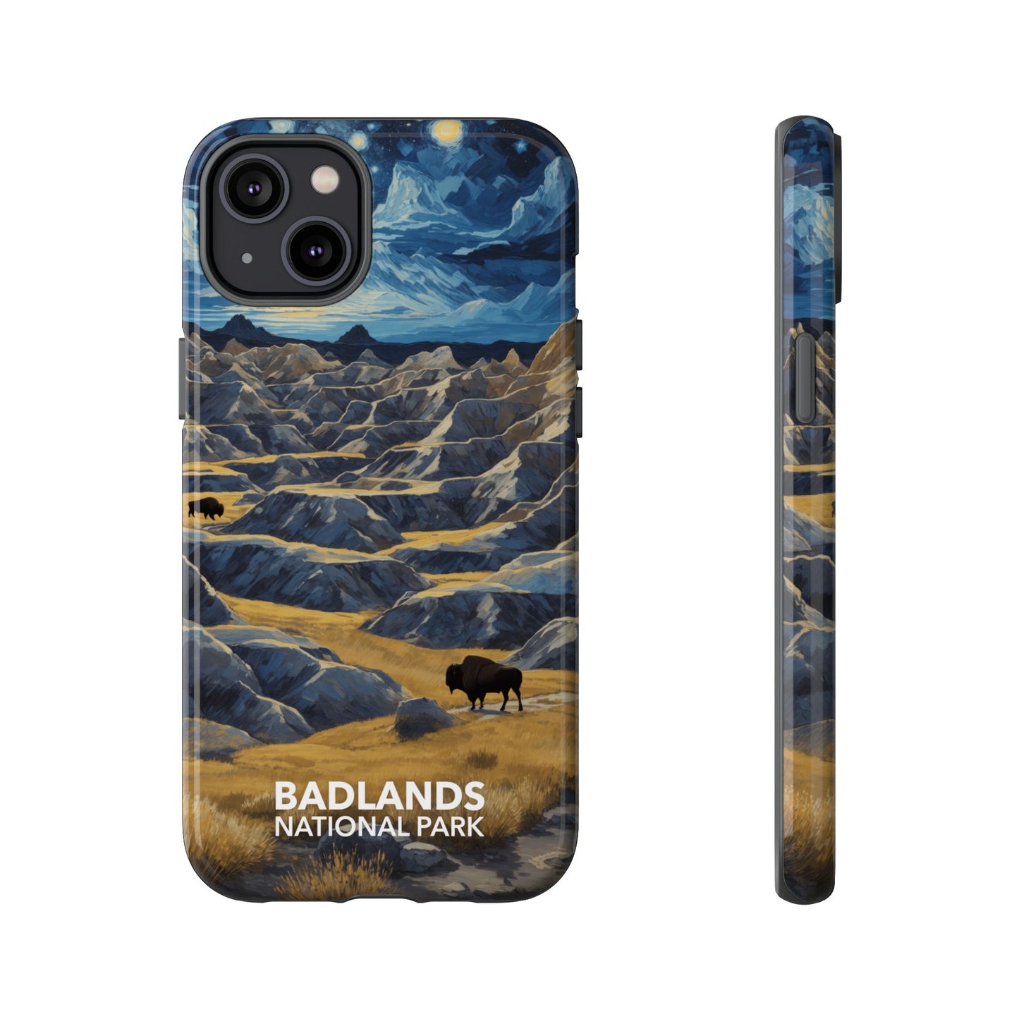Badlands National Park Phone Case - Starry Night