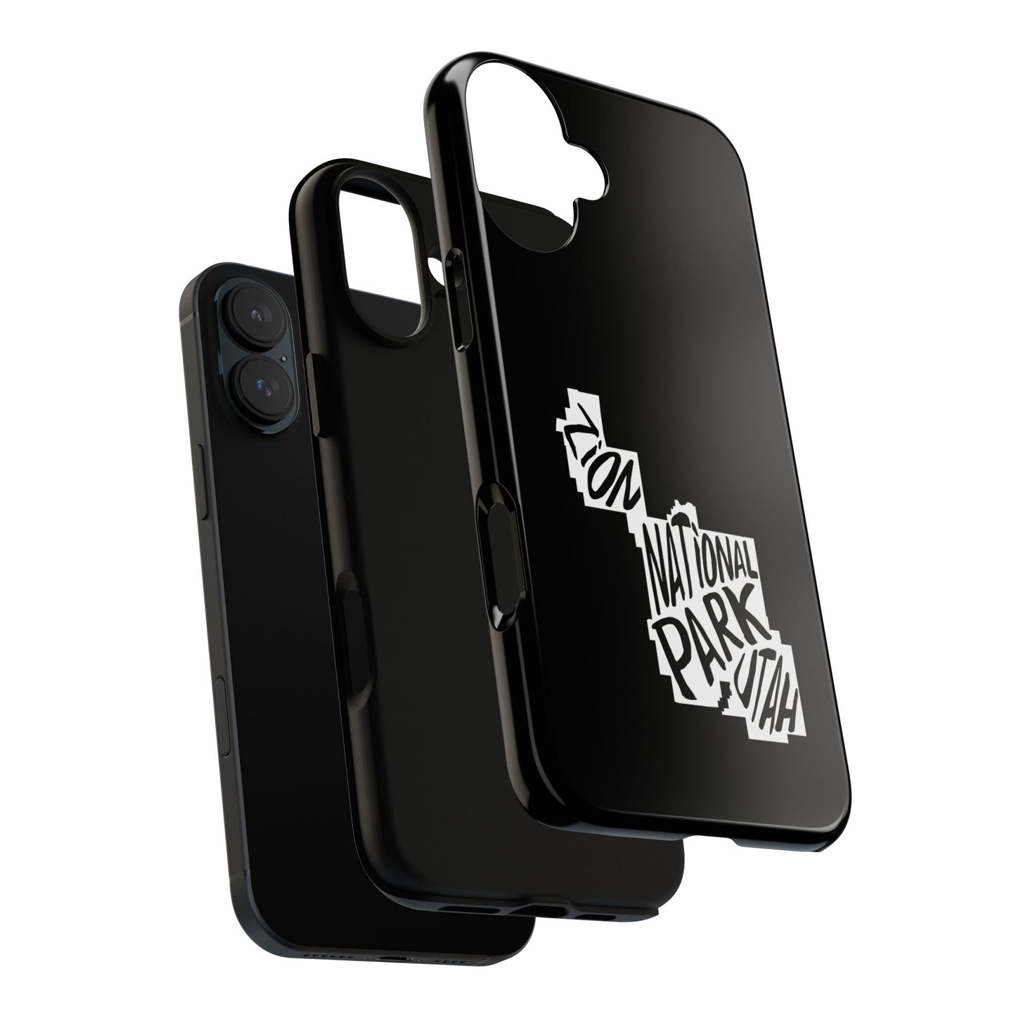 Zion National Park Phone Case - Map Design