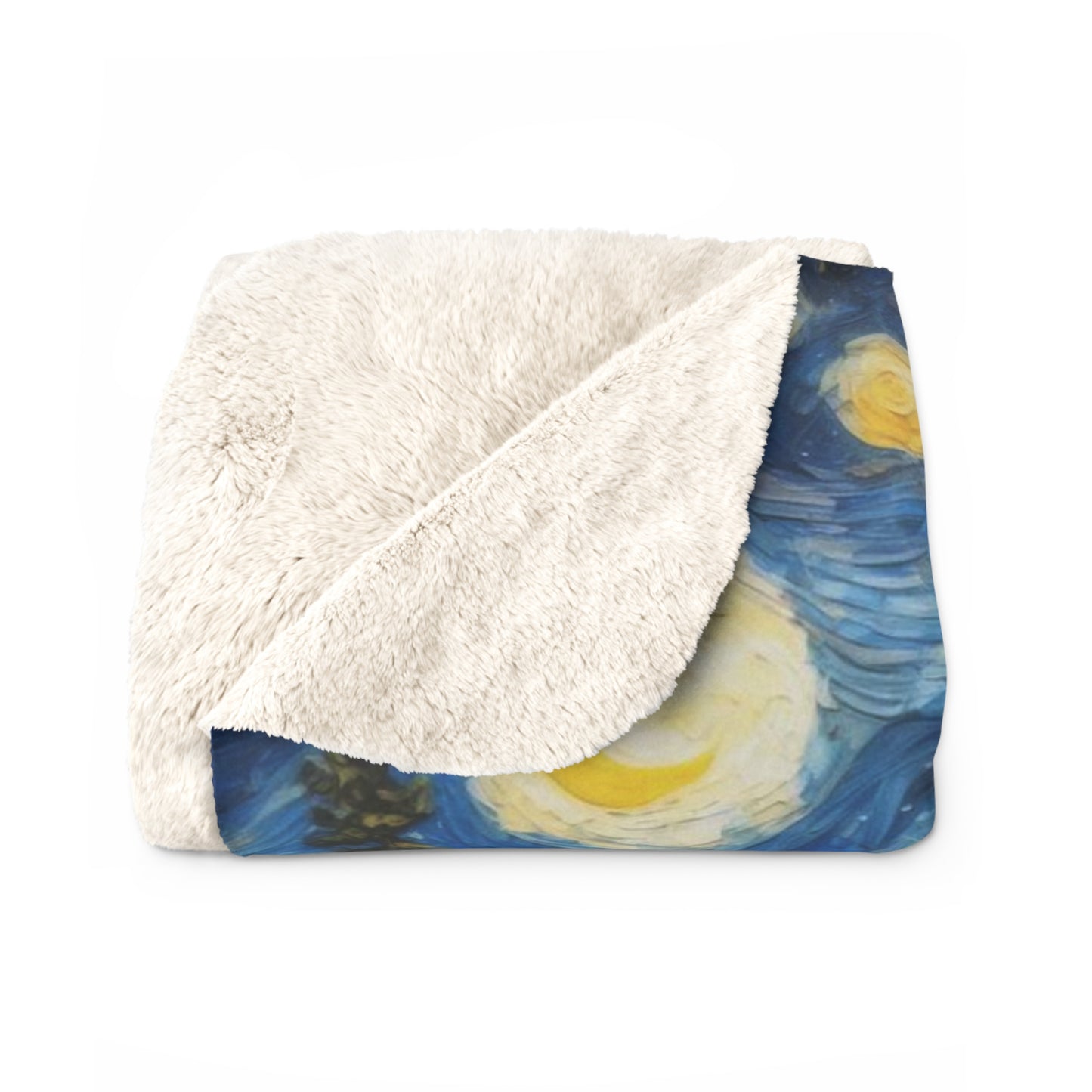 Crater Lake National Park Sherpa Blanket - The Starry Night