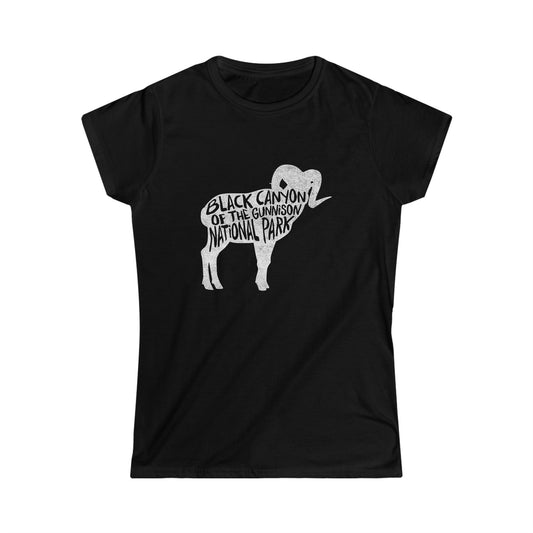 Black Canyon of the Gunnison National Park Women's T-Shirt - Bighorn Sheep