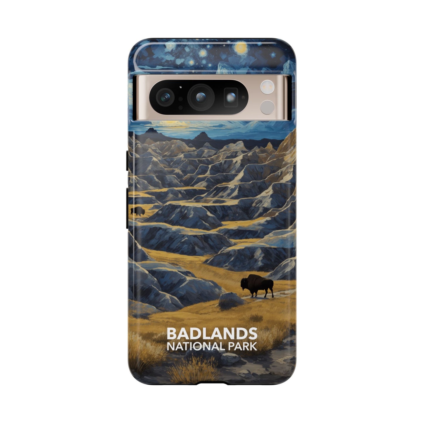 Badlands National Park Phone Case - Starry Night