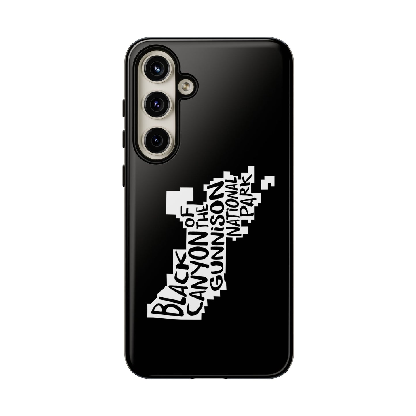 Black Canyon of the Gunnison National Park Phone Case - Map Design