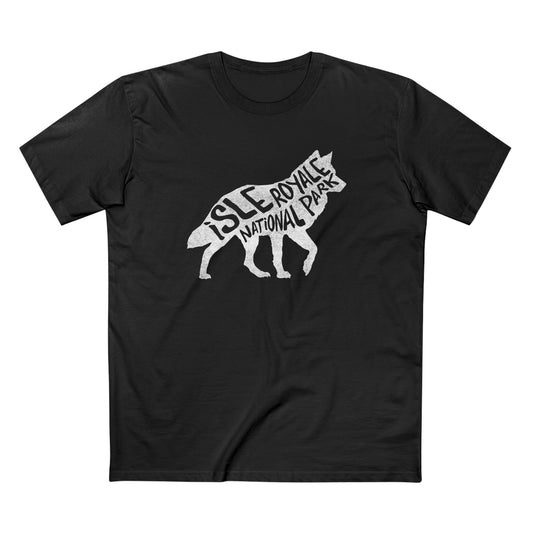 Isle Royale National Park T-Shirt - Gray Wolf