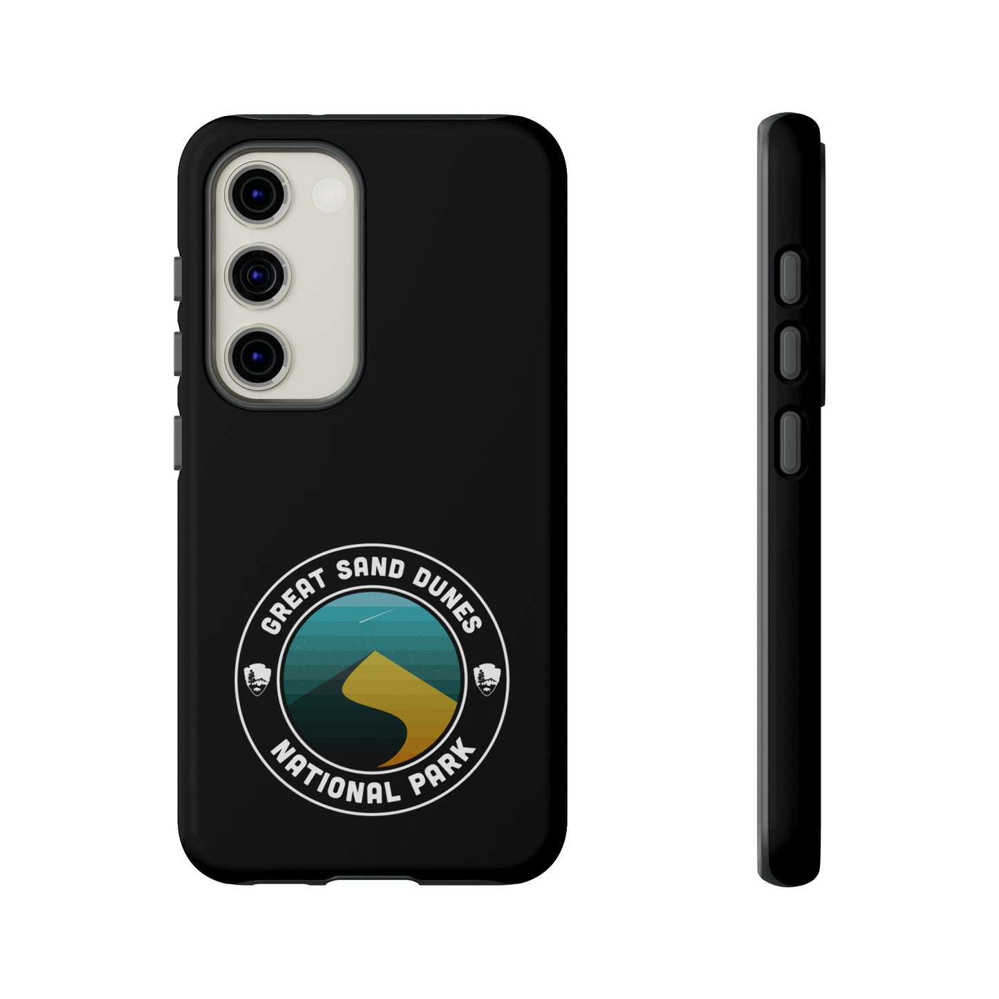 Great Sand Dunes National Park Phone Case - Round Emblem Design