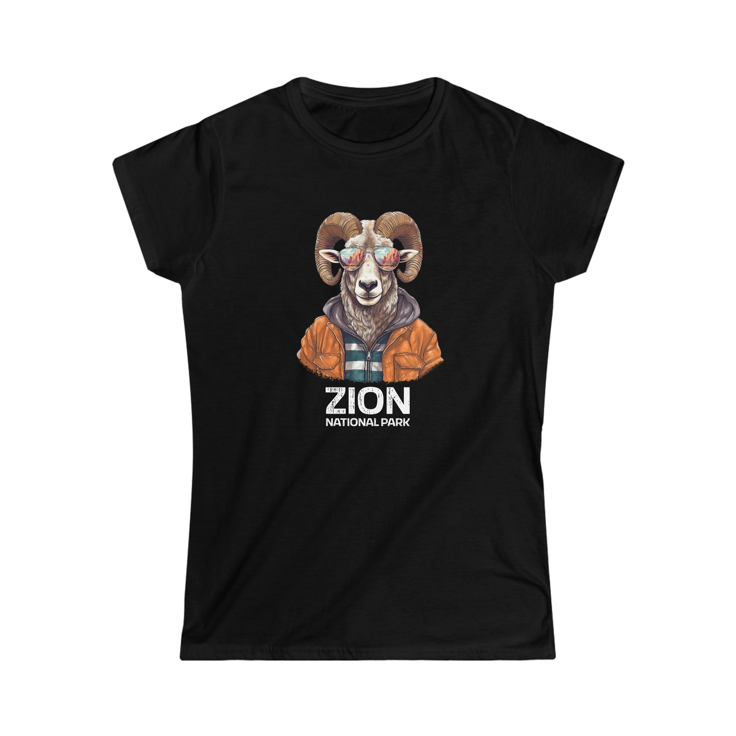 Zion National Park Women's T-Shirt - Cool Bighorn Sheep