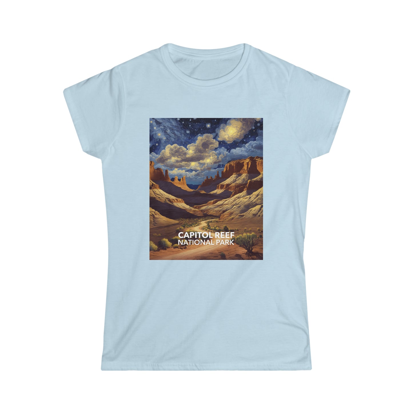 Capitol Reef National Park T-Shirt - Women's Starry Night