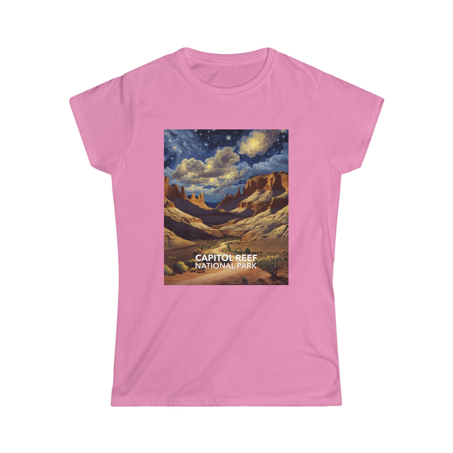 Capitol Reef National Park T-Shirt - Women's Starry Night
