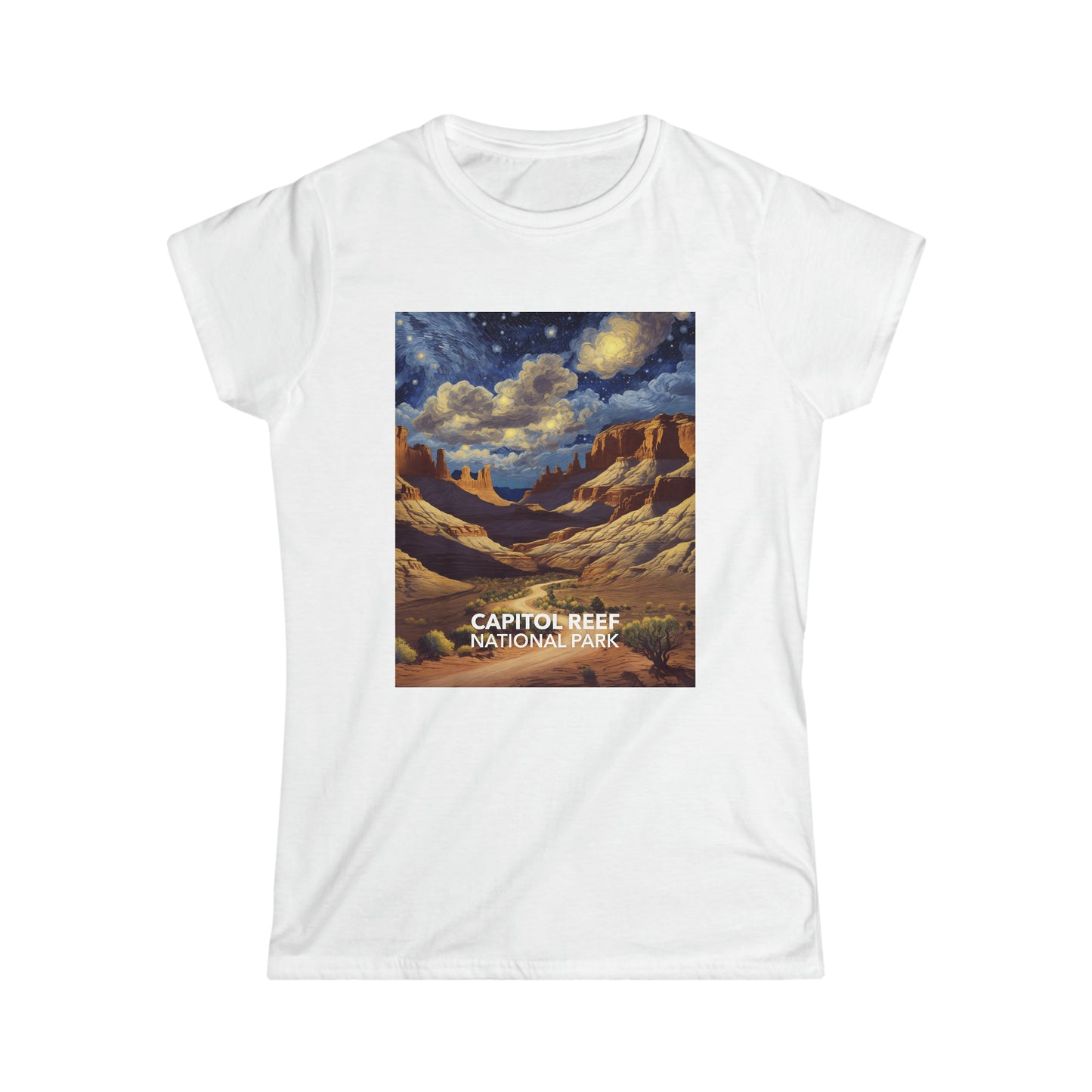 Capitol Reef National Park T-Shirt - Women's Starry Night