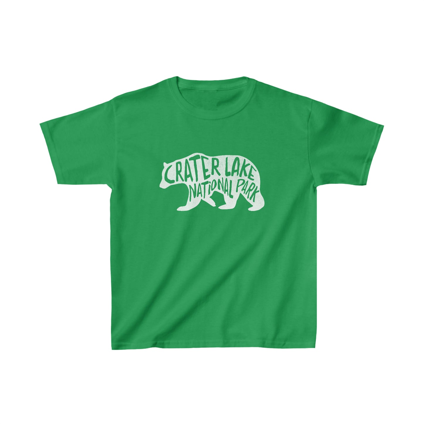 Crater Lake National Park Child T-Shirt - Bear Chunky Text