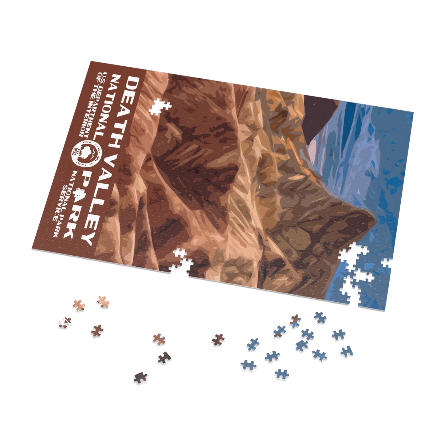 Death Valley National Park Jigsaw Puzzle - Zabriskie Point - 1000 Pieces