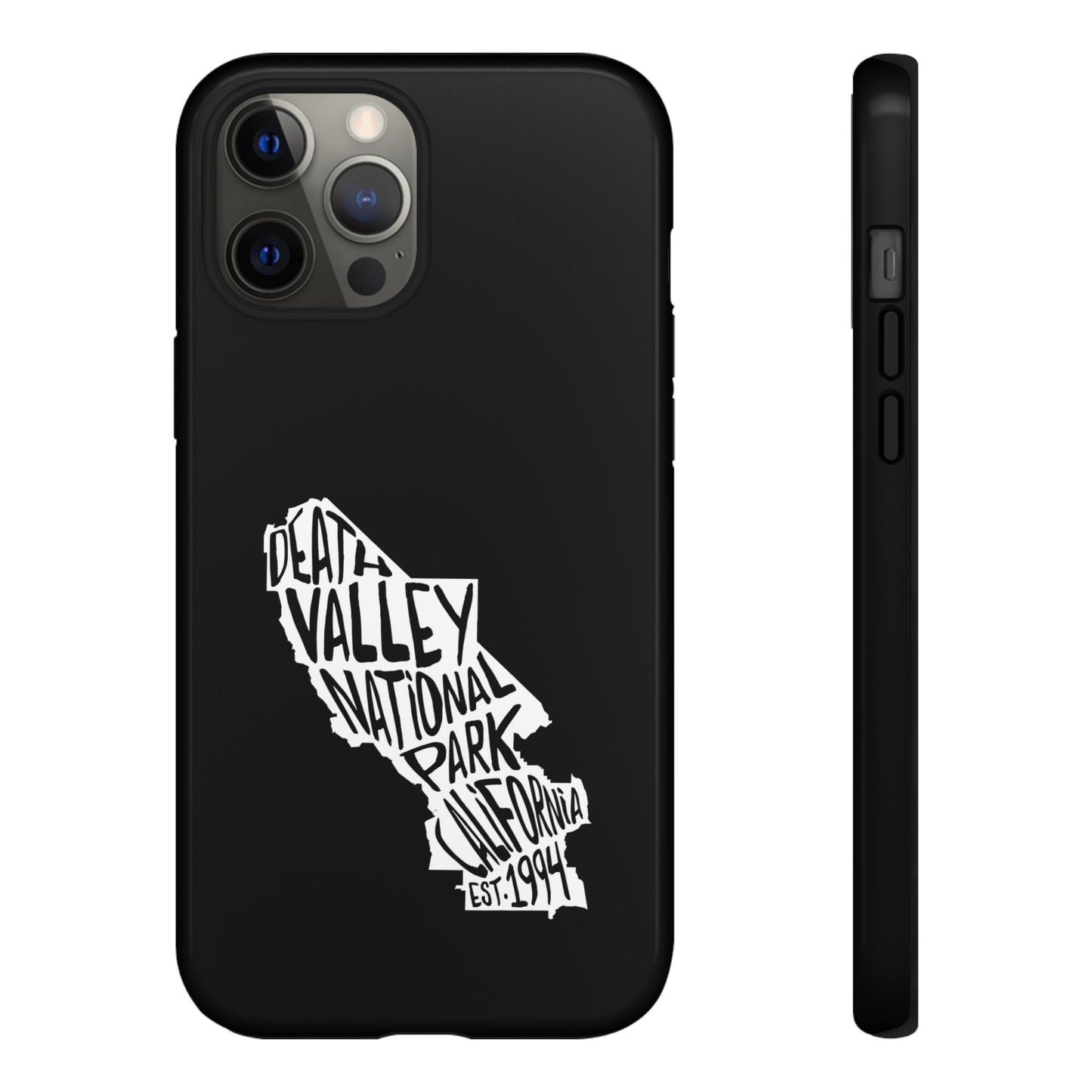 Death Valley National Park Phone Case - Map Design