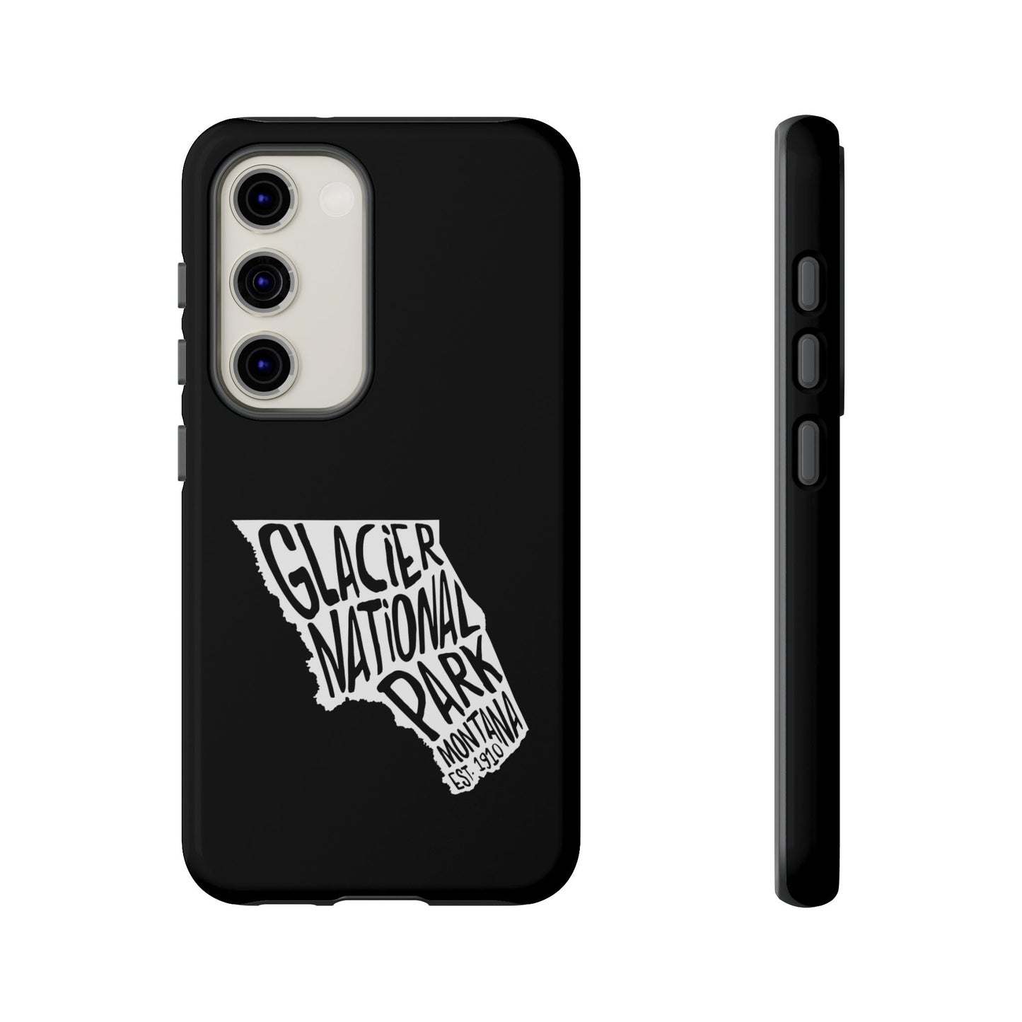 Glacier National Park Phone Case - Map Design