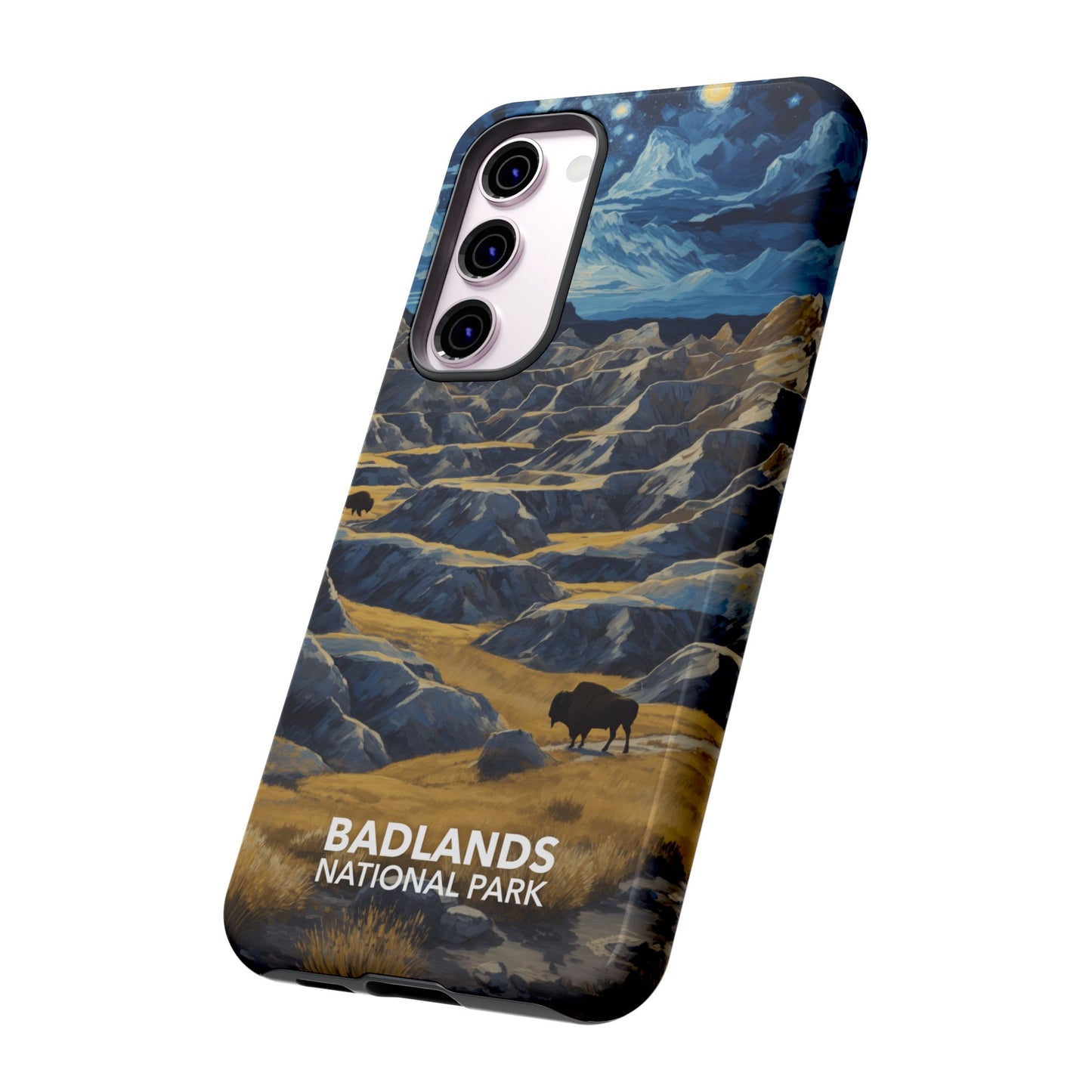 Badlands National Park Phone Case - Starry Night