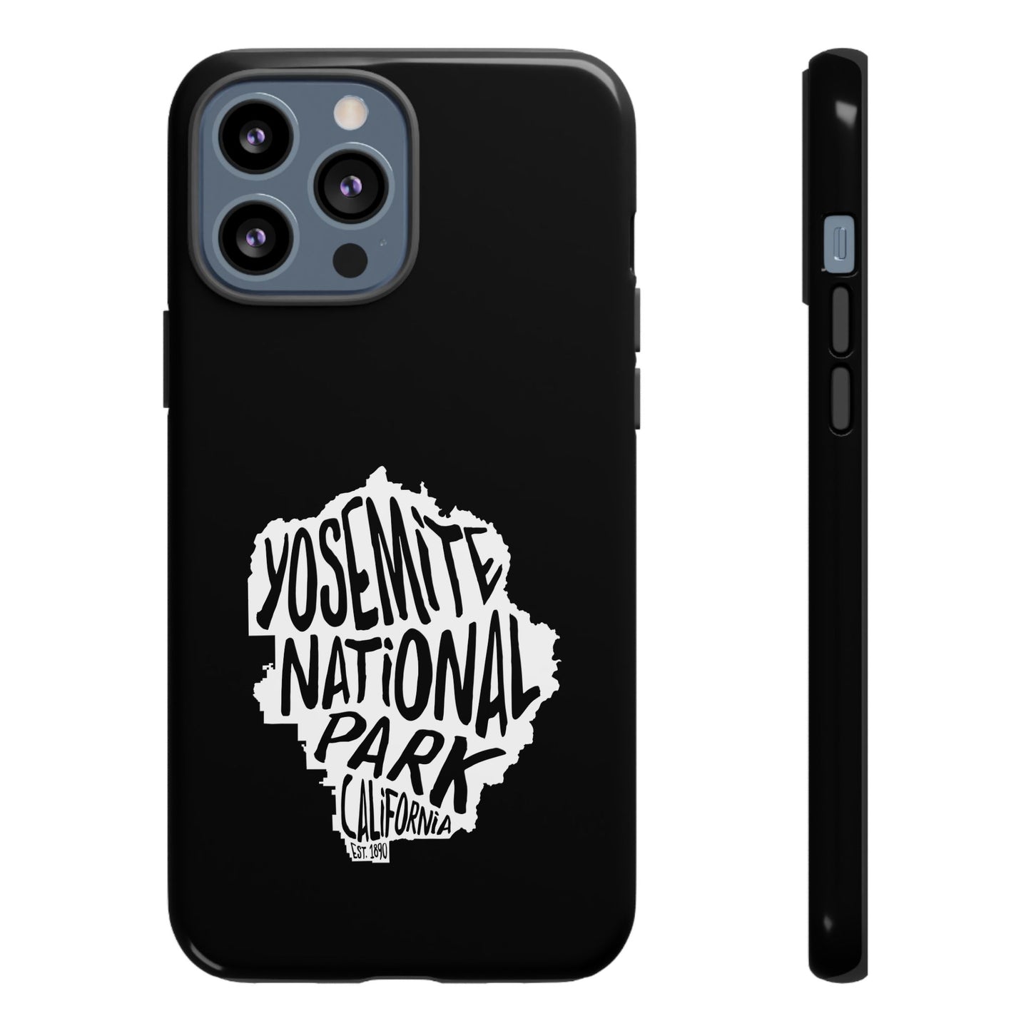 Yosemite National Park Phone Case - Map Design