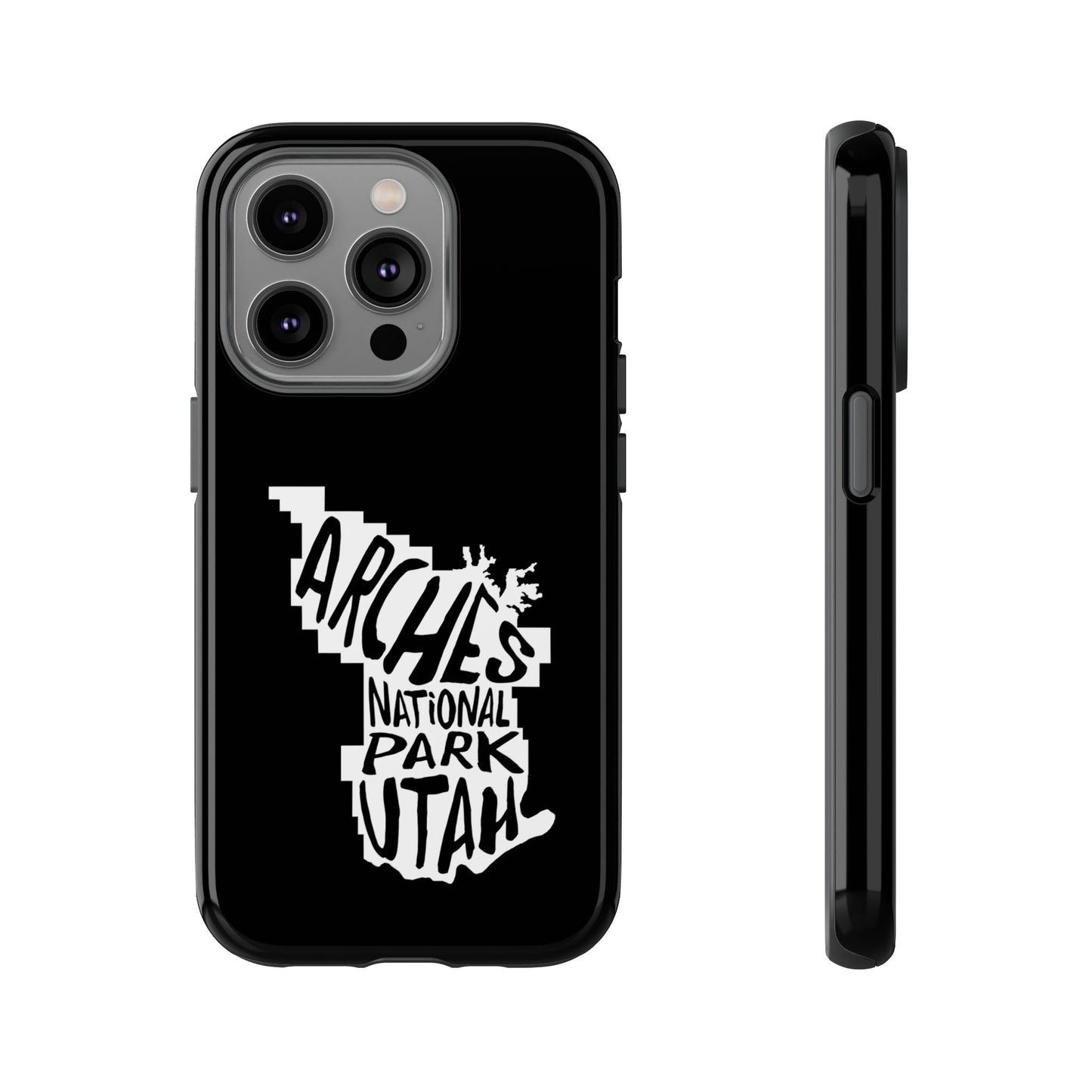 Arches National Park iPhone Case - Map Design