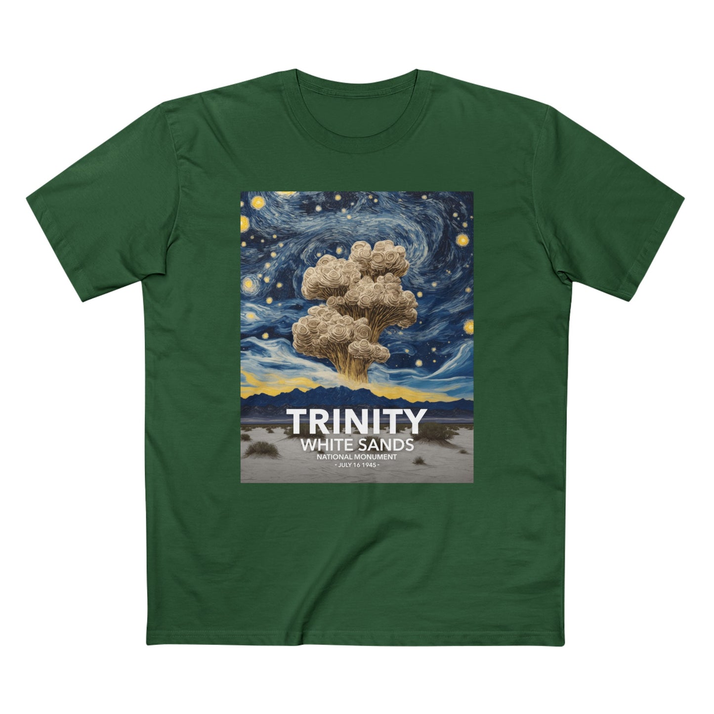 White Sands National Park T-Shirt - The Starry Night Trinity Test