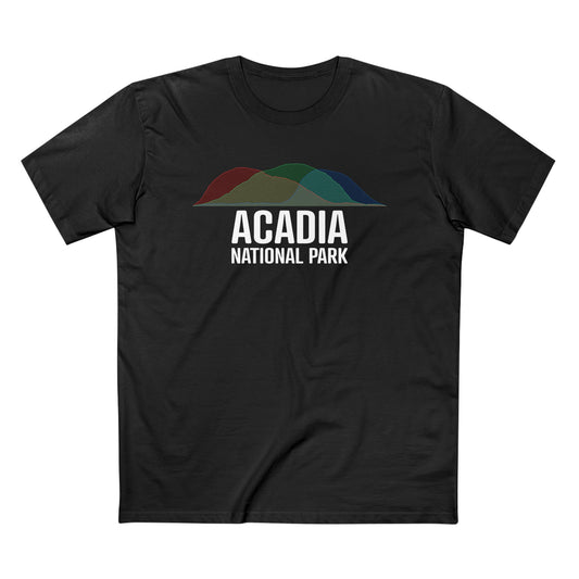 Acadia National Park T-Shirt - Histogram Design