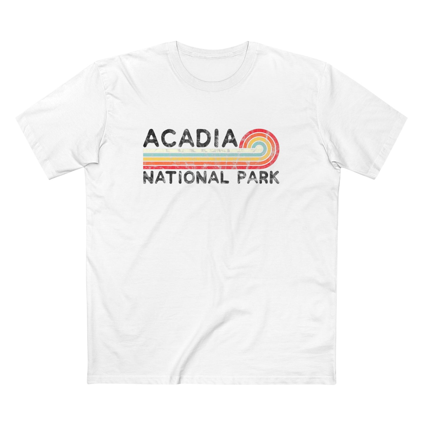 Acadia National Park T-Shirt - Vintage Stretched Sunrise