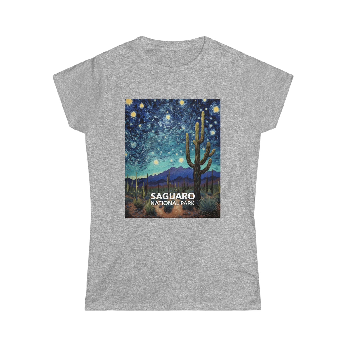 Saguaro National Park T-Shirt - Women's Starry Night
