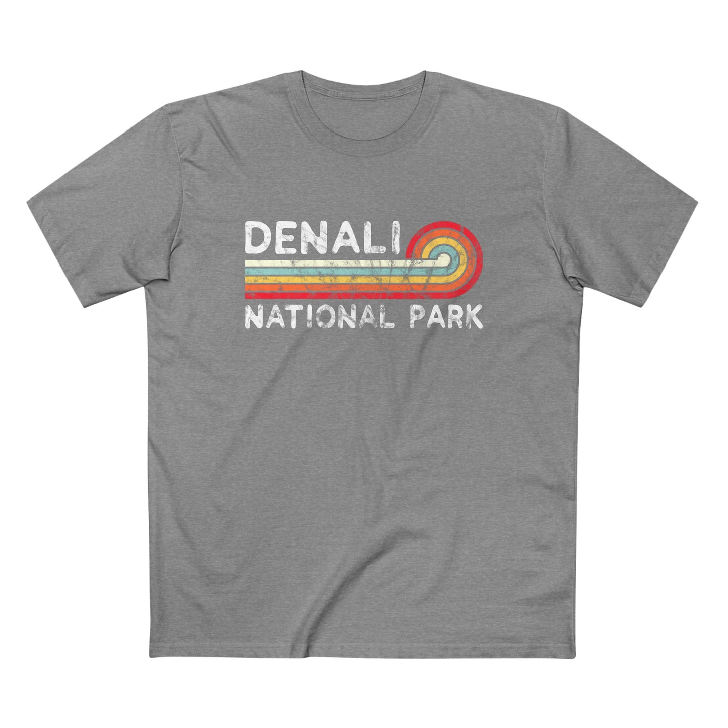 Denali National Park T-Shirt - Vintage Stretched Sunrise