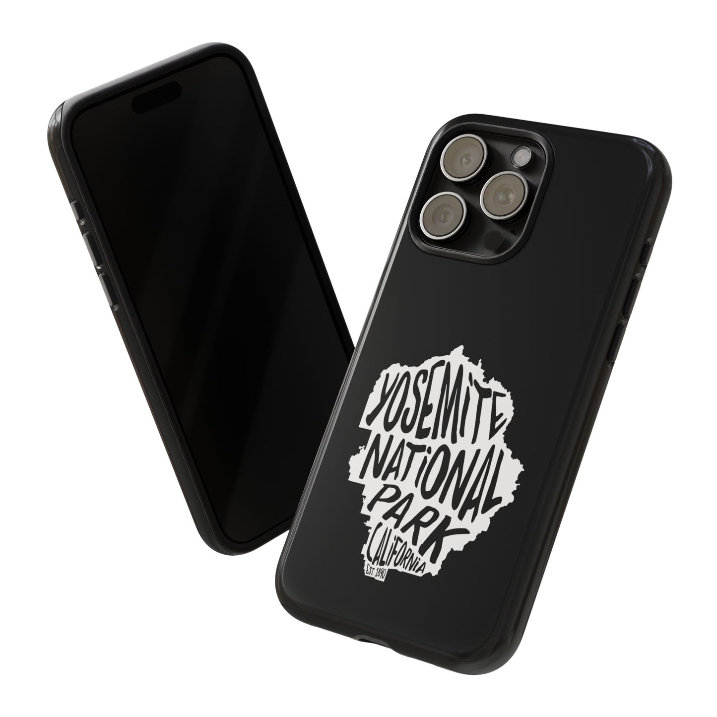 Yosemite National Park Phone Case - Map Design