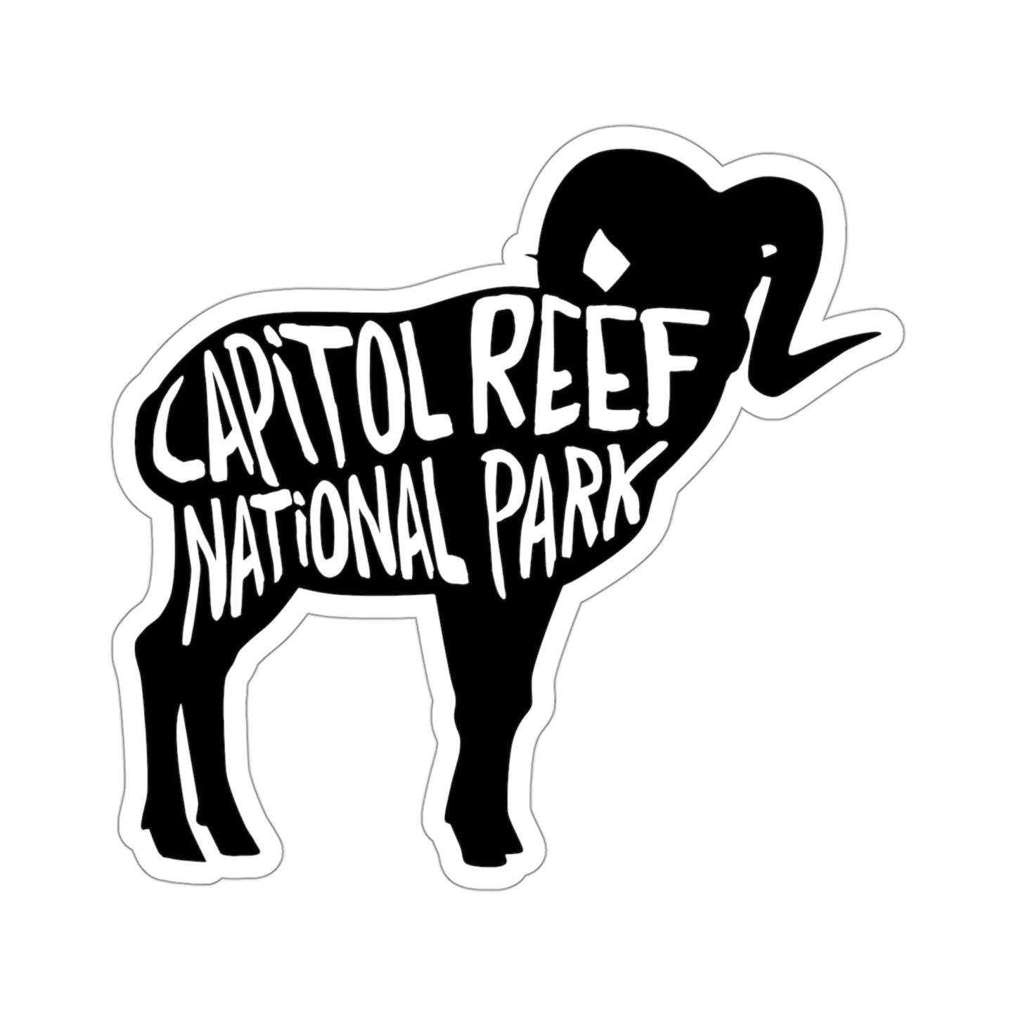 Capitol Reef National Park Sticker - Bighorn Sheep