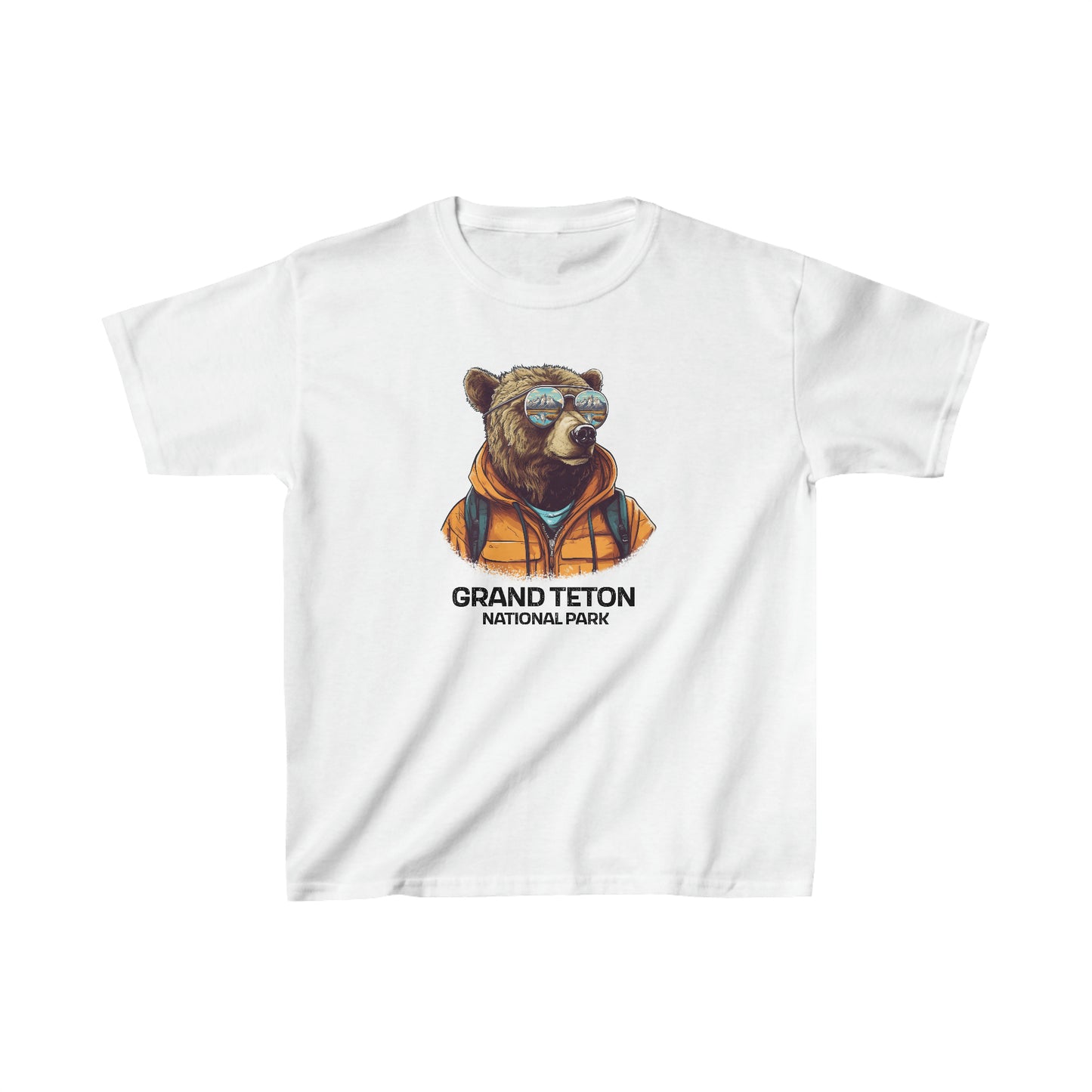 Grand Teton National Park Child T-Shirt - Cool Grizzly Bear