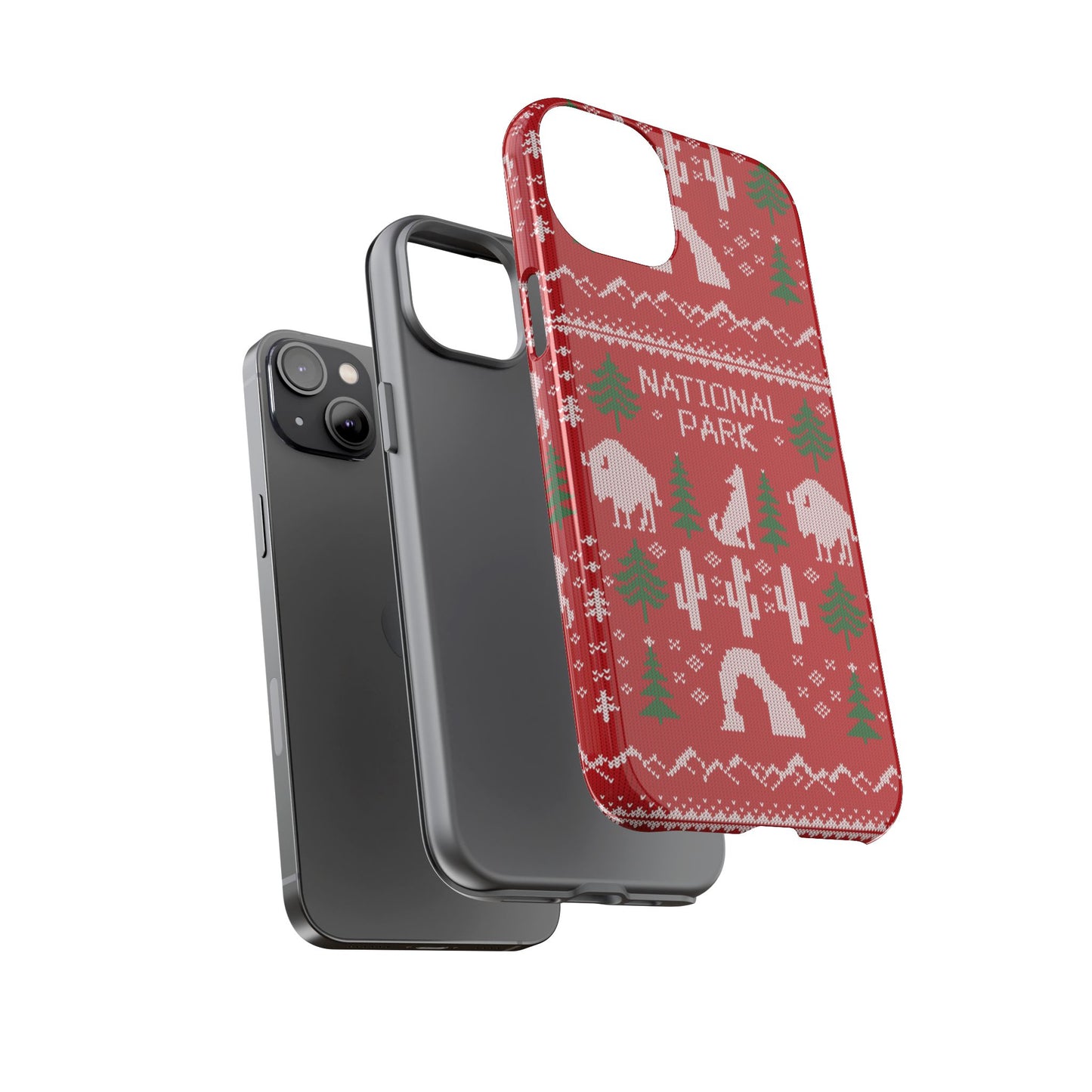 National Park Phone Case - Fair Isle Pattern