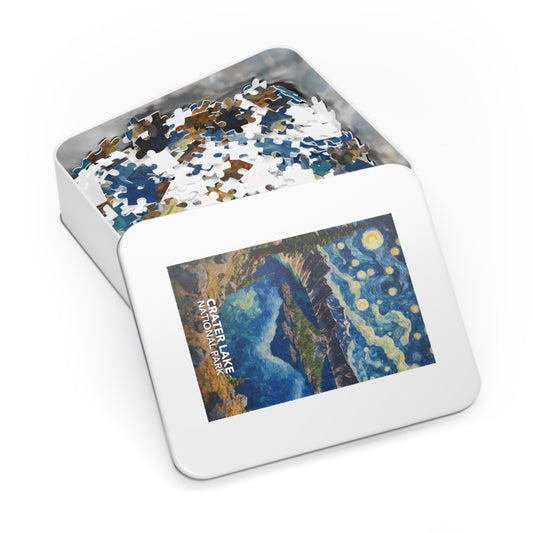 Crater Lake National Park Jigsaw Puzzle - The Starry Night