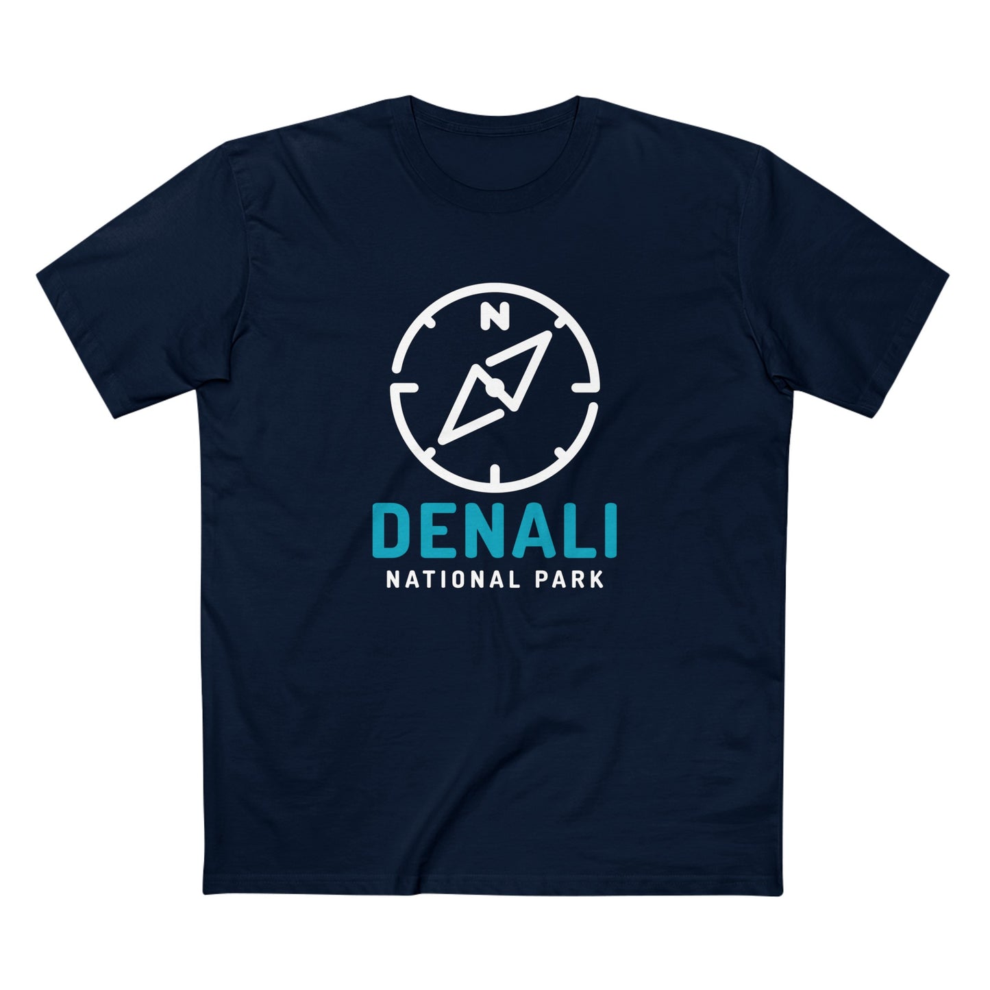 Denali National Park T-Shirt Compass Design