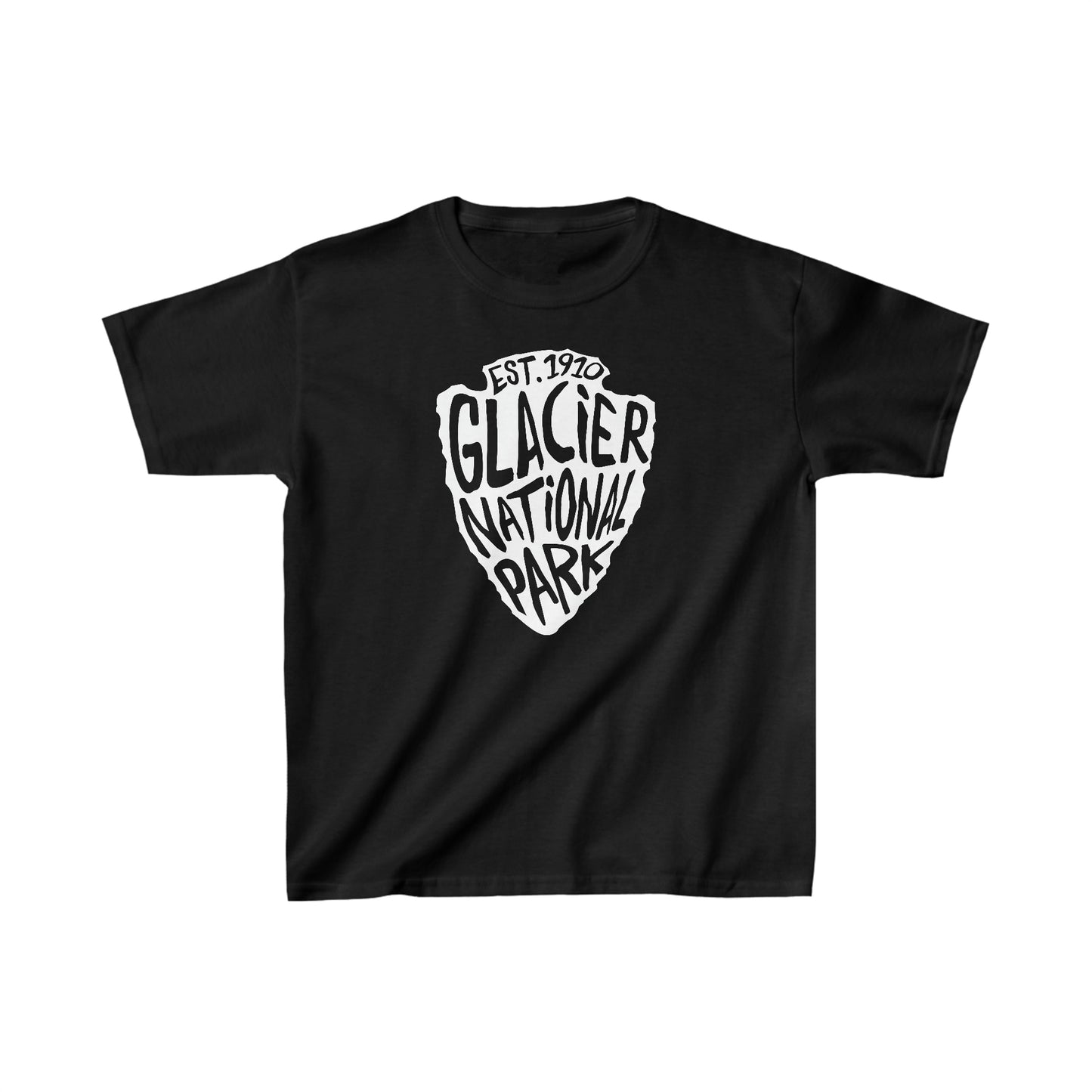 Glacier National Park Child T-Shirt - Arrowhead Design