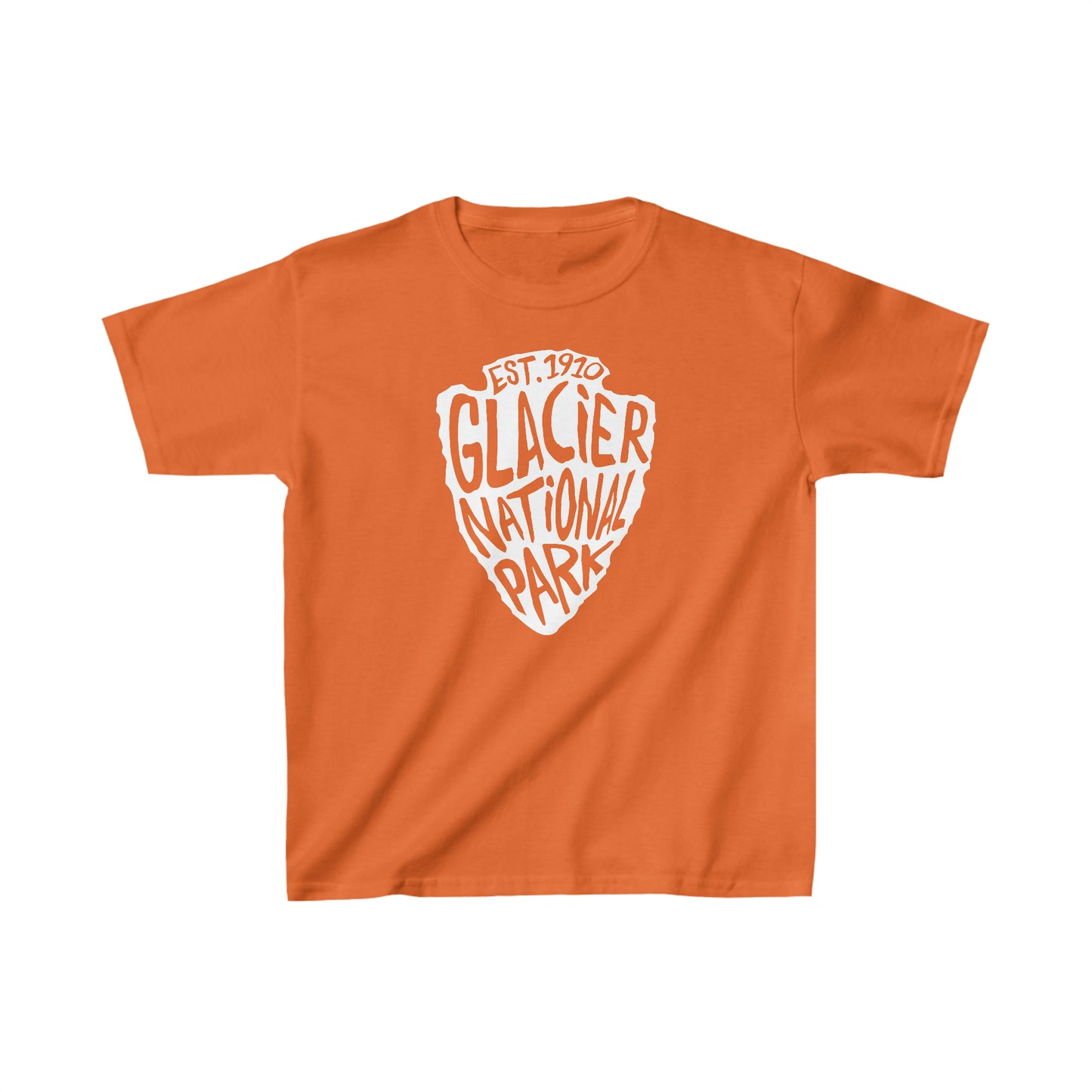 Glacier National Park Child T-Shirt - Arrowhead Design