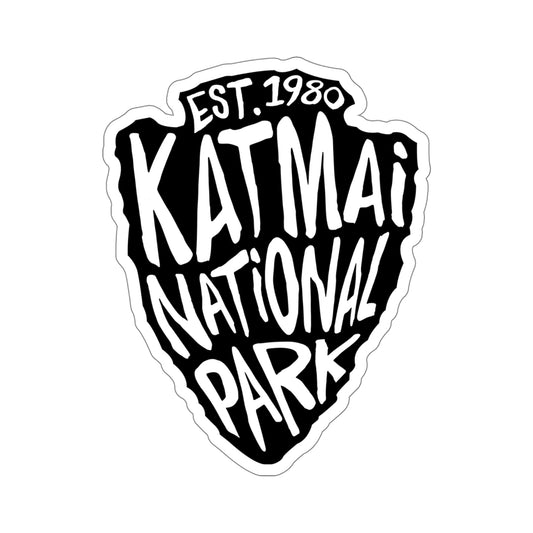 Katmai National Park Sticker - Arrow Head Design