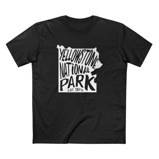 Yellowstone National Park T-Shirt - Map