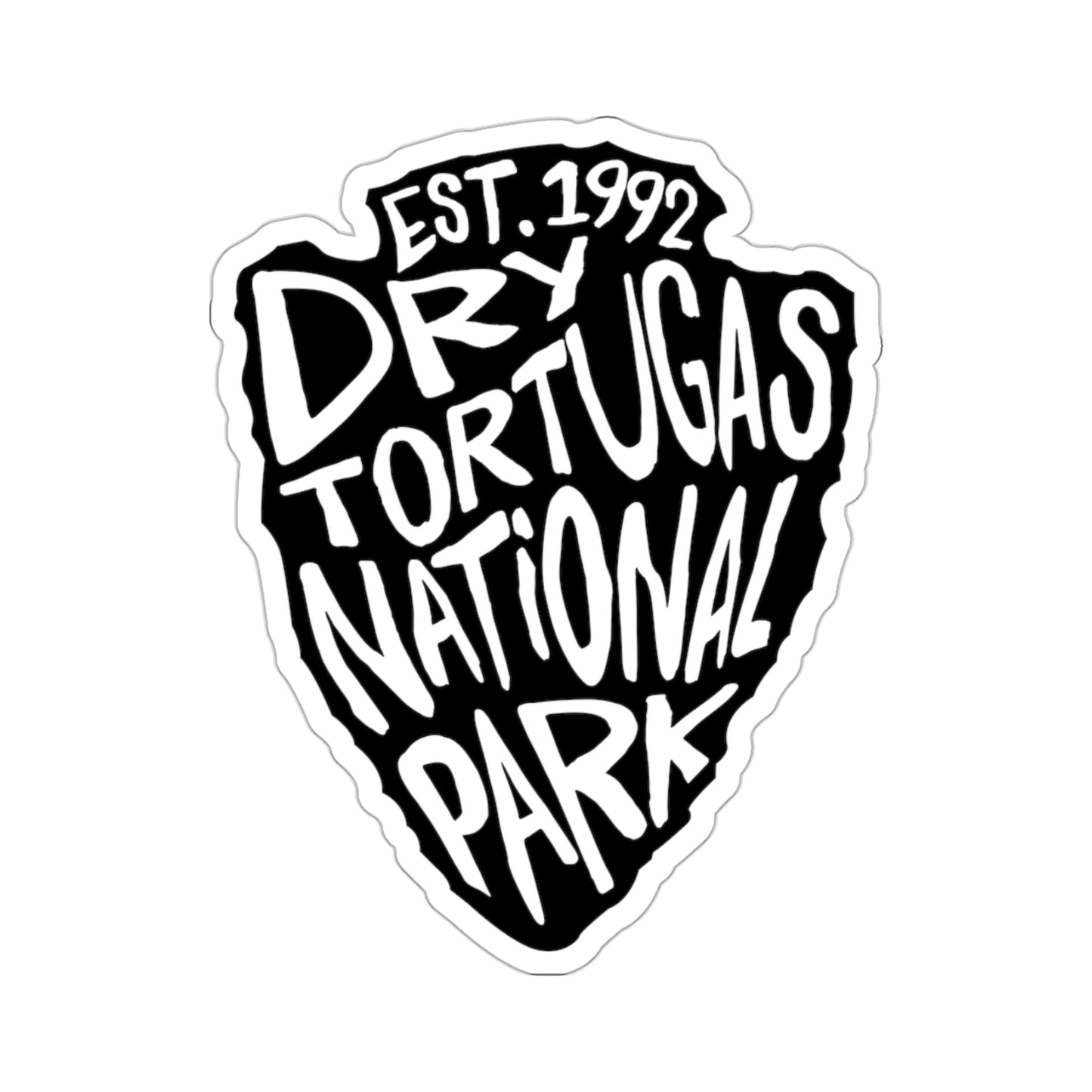Dry Tortugas National Park Sticker - Arrow Head Design
